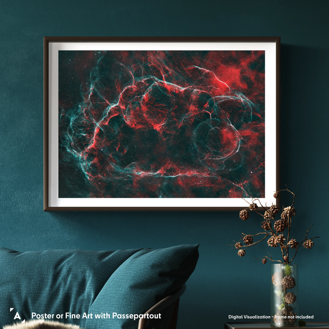 Chris Willocks: The Vela Supernova Remnant Poster