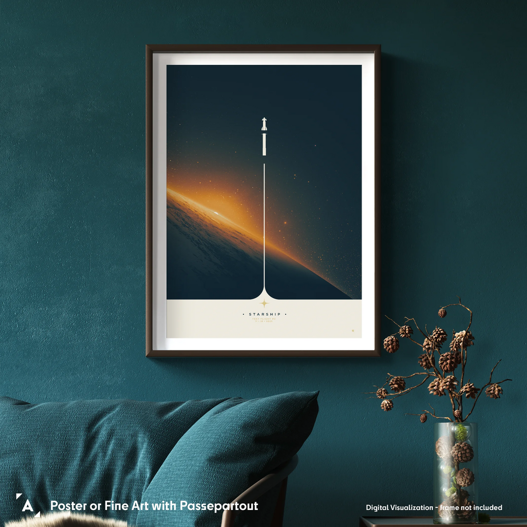 Justin Van Genderen: Starship Test Launch 2 (Dawn)