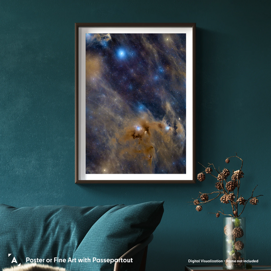 Chris Willocks: The Chamaeleon I Molecular Cloud Poster