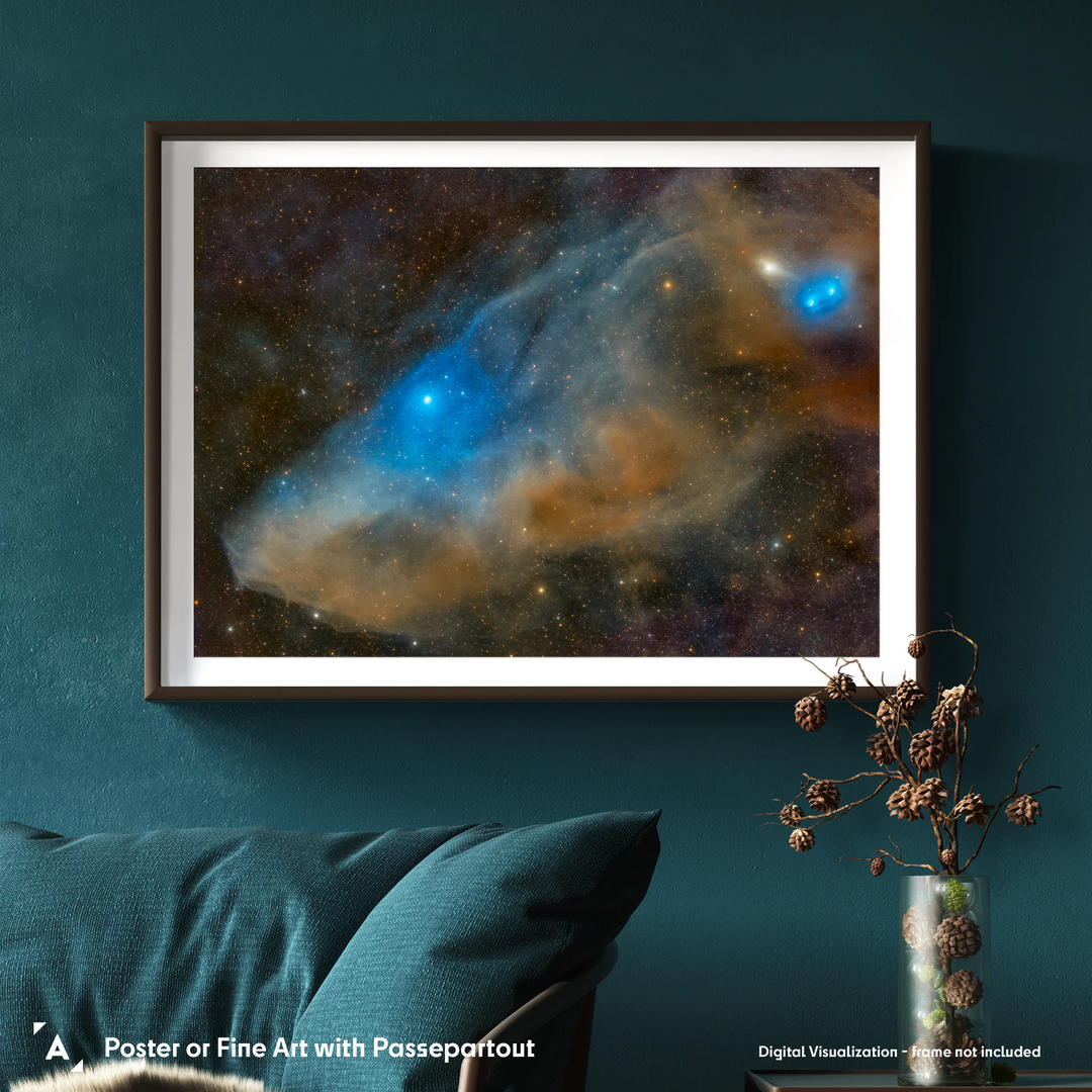 Stefan Lenz: The Blue Horsehead Nebula Poster