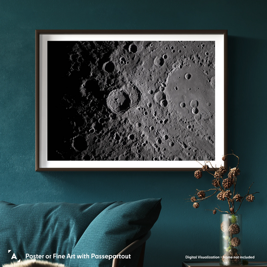 Shadows Across Vavilov Crater, Artemis II