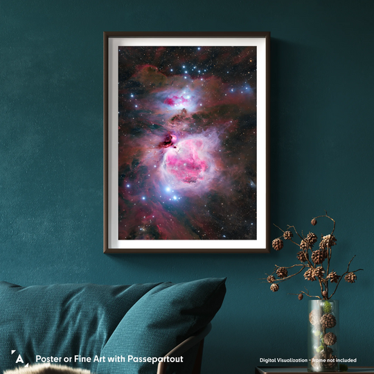 Chris Willocks: The Orion & Running Man Nebulae Poster