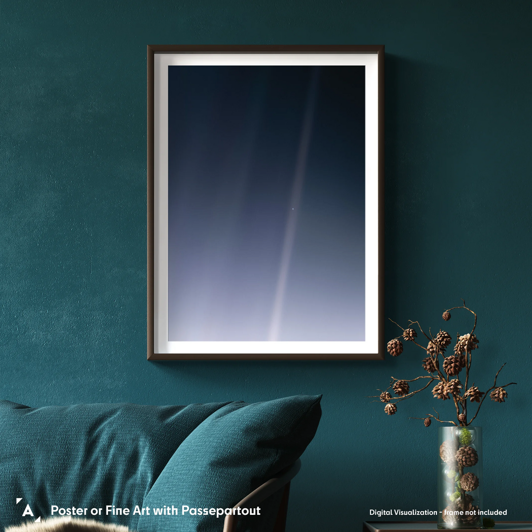 Pale Blue Dot Poster: Revisited (Remastered Version)