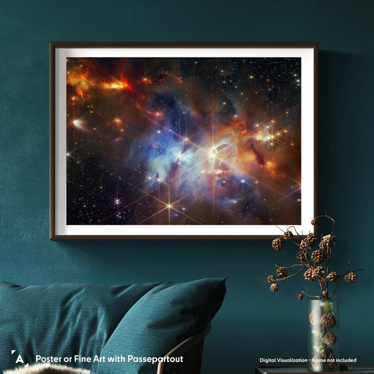 JWST: Serpens Nebula Poster