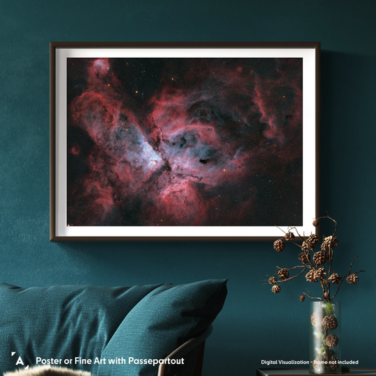 Rod Prazeres: Eruption in Eternity - Carina Nebula Poster