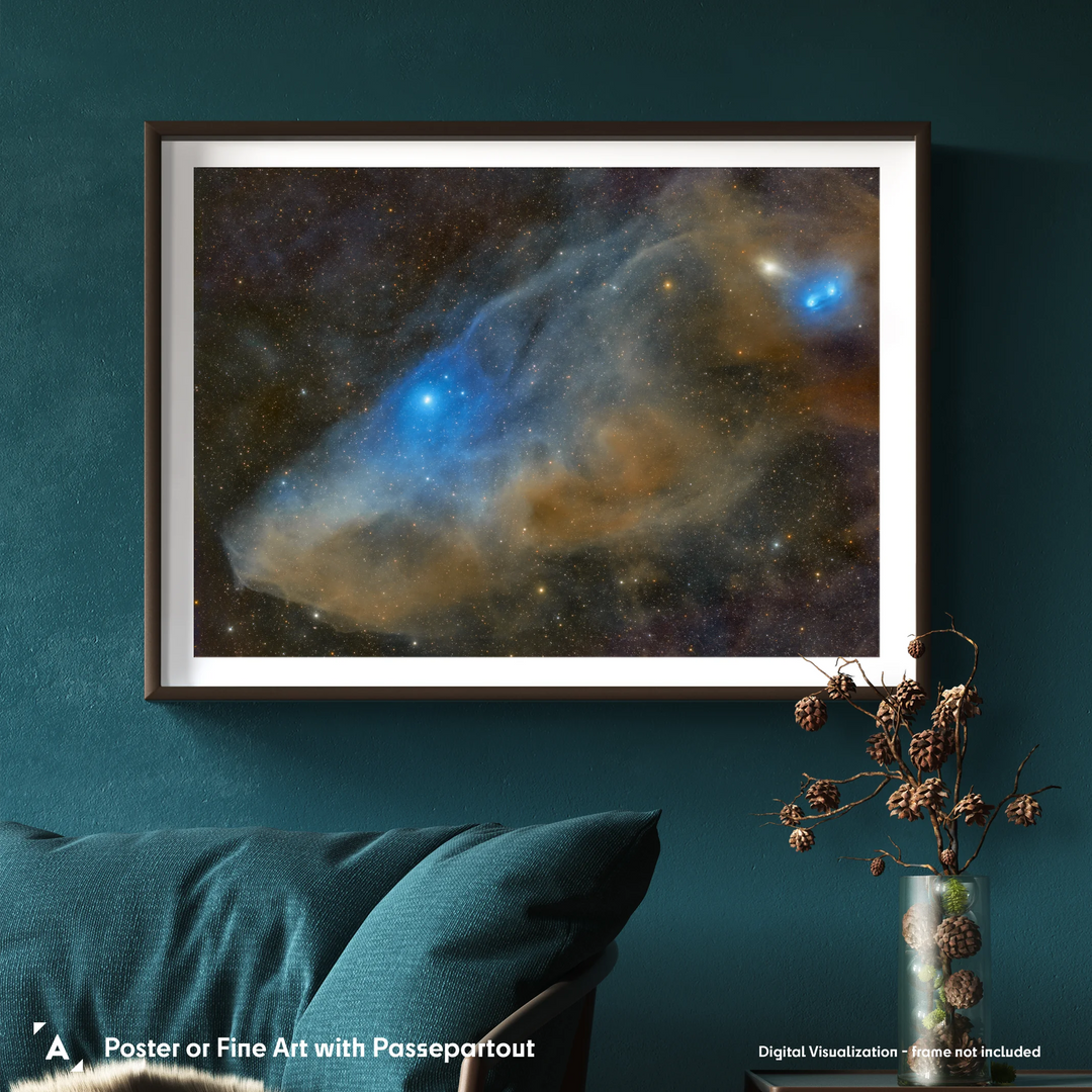 Stefan Lenz: The Blue Horsehead Nebula Poster