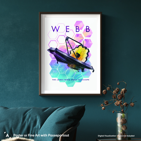 JWST Anniversary Poster (White Version)