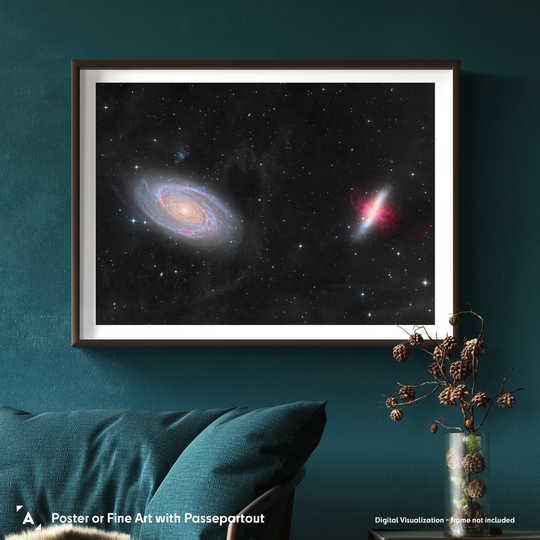 Paweł Radomski: The Luminous Pair of Ursa Major (Messier 81/82)