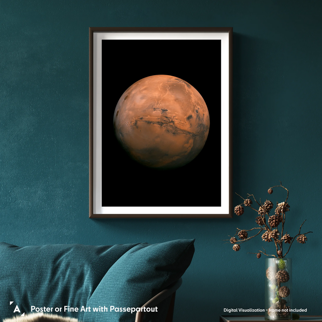 NASA Mars Valles Marineris Poster