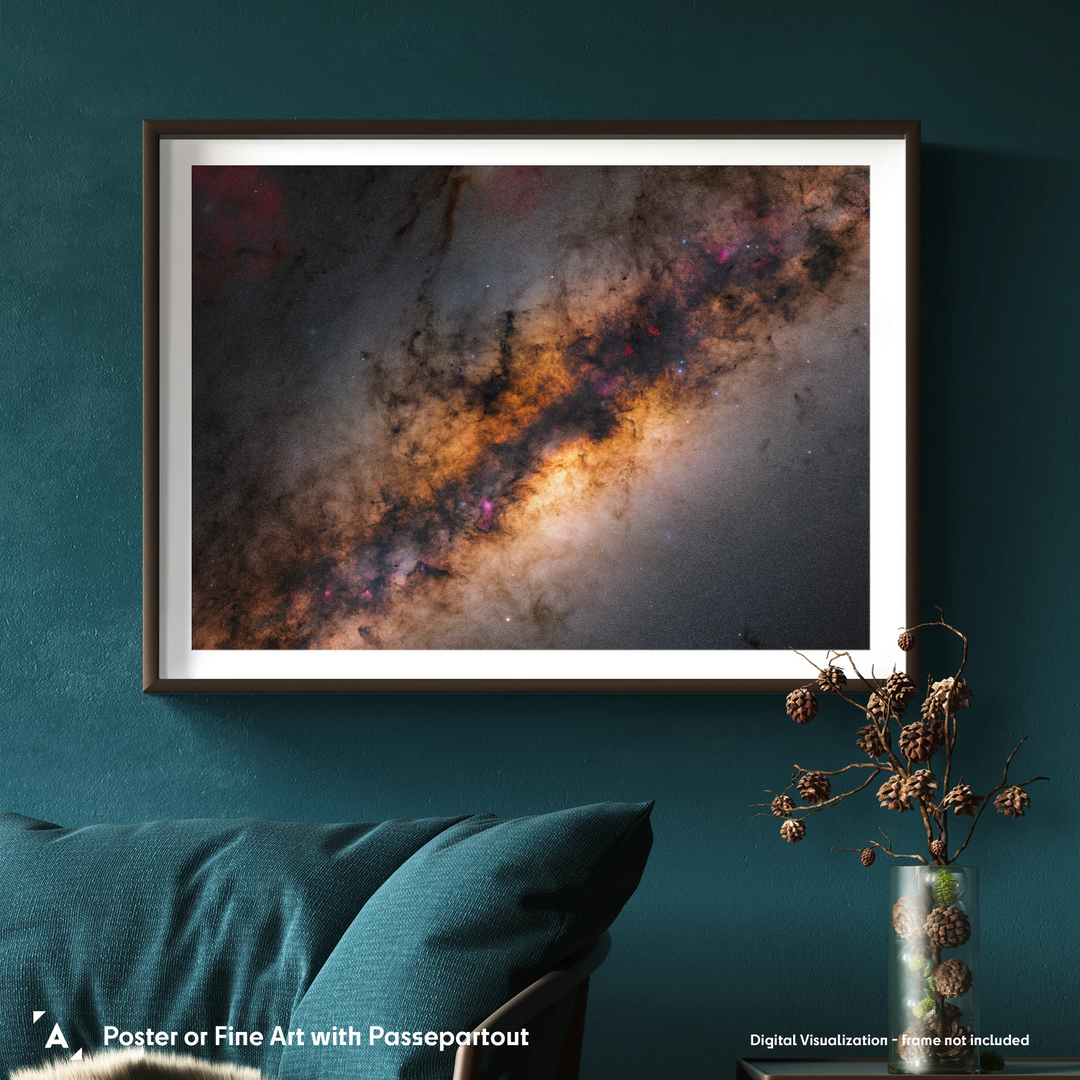 The Milky Way Center - Gaia Gigapixel Series