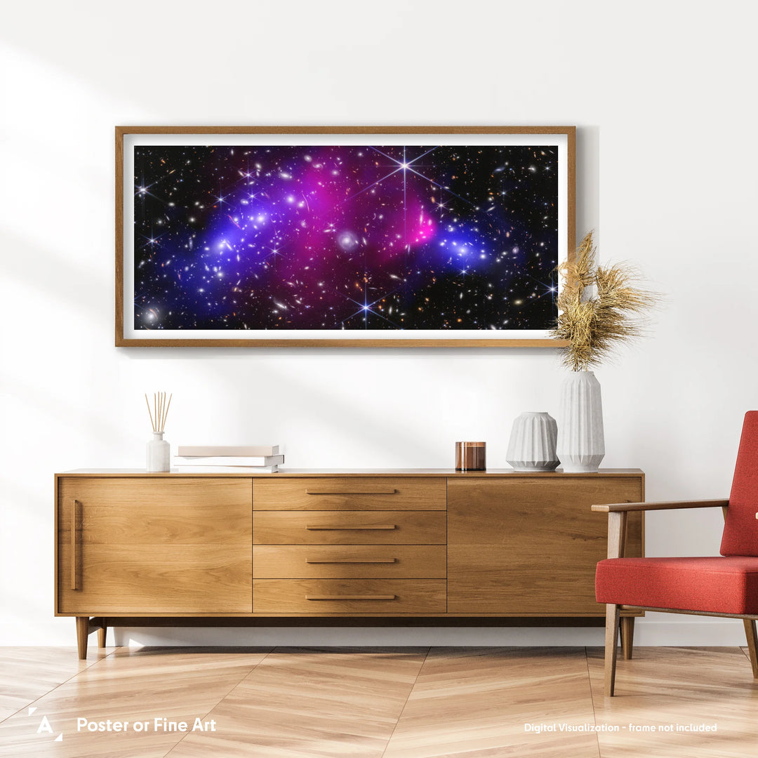 Bullet Cluster: Webb & Chandra