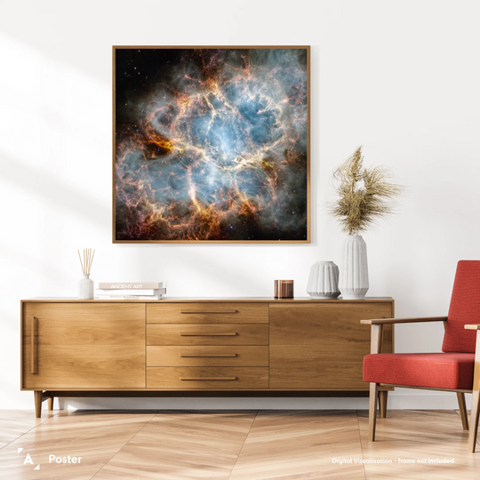 JWST: Crab Nebula Poster