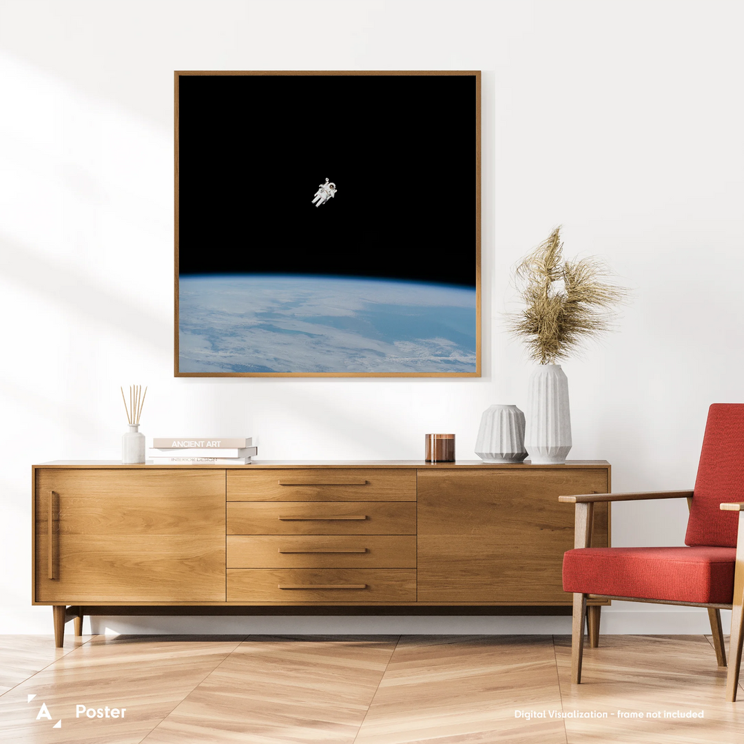 Bruce McCandless: Alone Astronaut in Space Poster