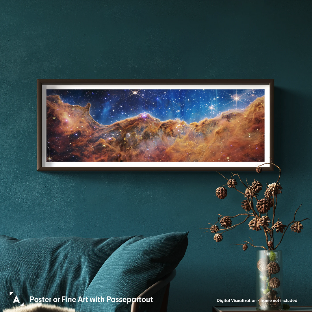 “Cosmic Cliffs” in the Carina Nebula Panorama