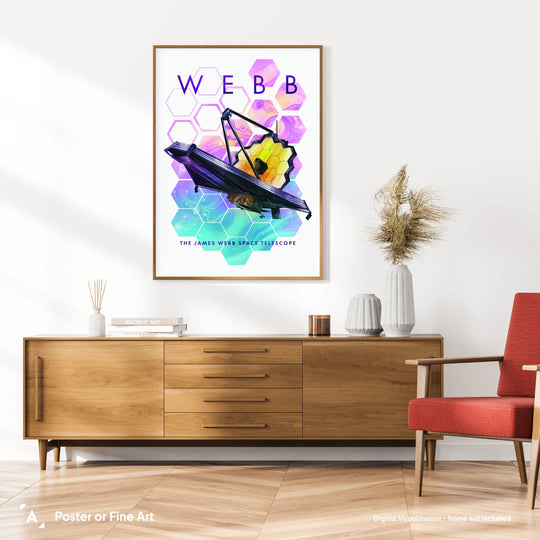 JWST Anniversary Poster (White Version)