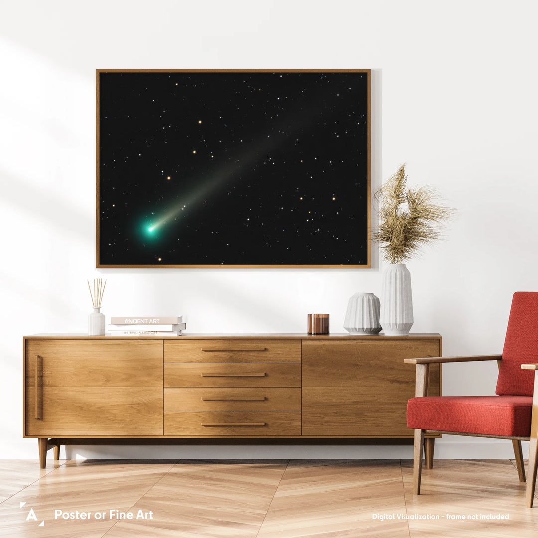 Lionel Majzik: Comet C/2021 A1 (Leonard) Poster