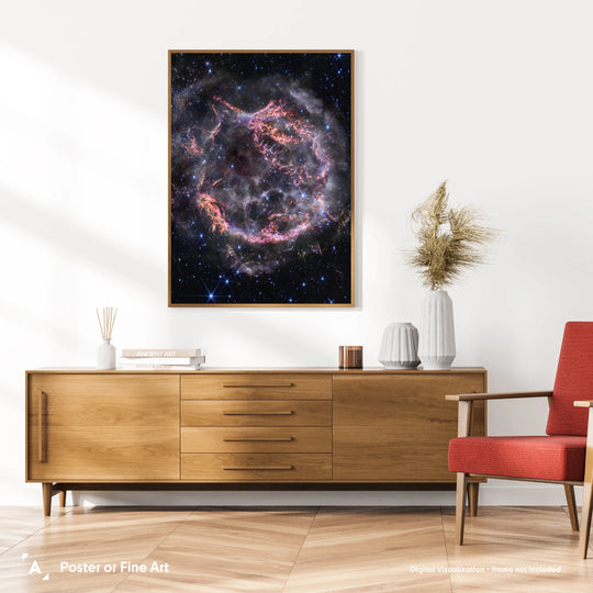 JWST: Cassiopeia A (NiRCam Image) Poster