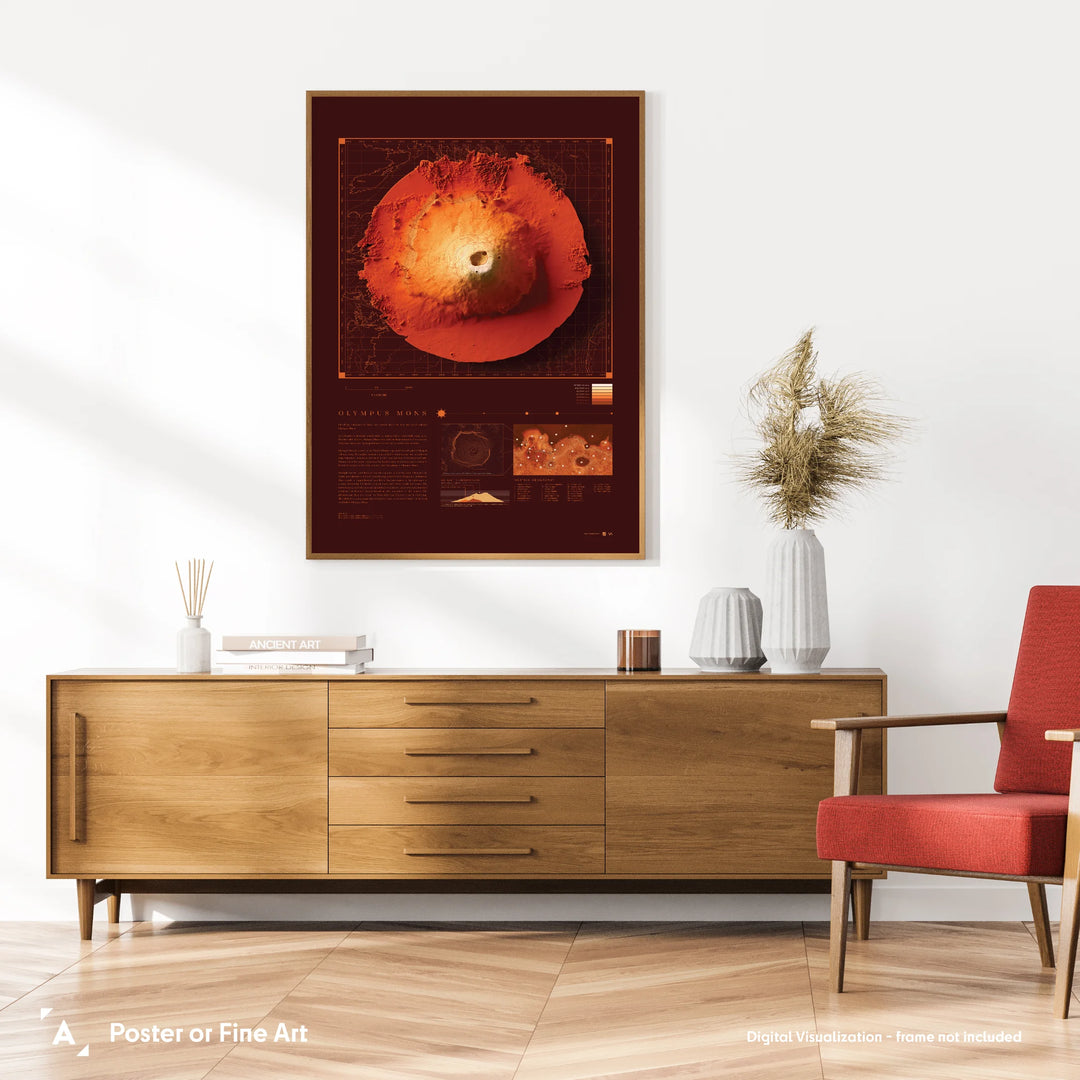 Justin Van Genderen: Olympus Mons (Martian Red)