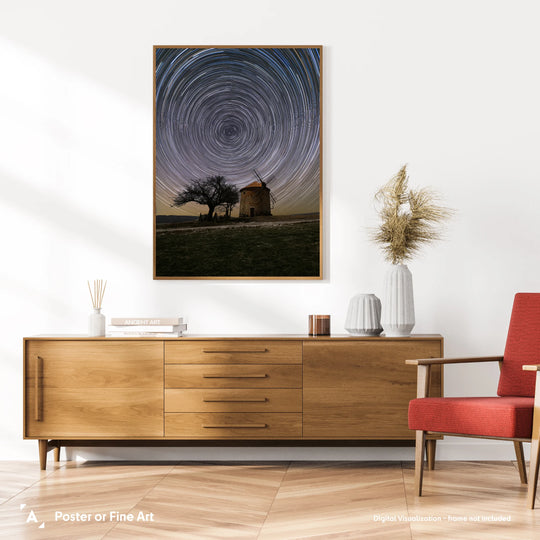 Marzena Rogozińska: Startrails over the Moravian Windmill