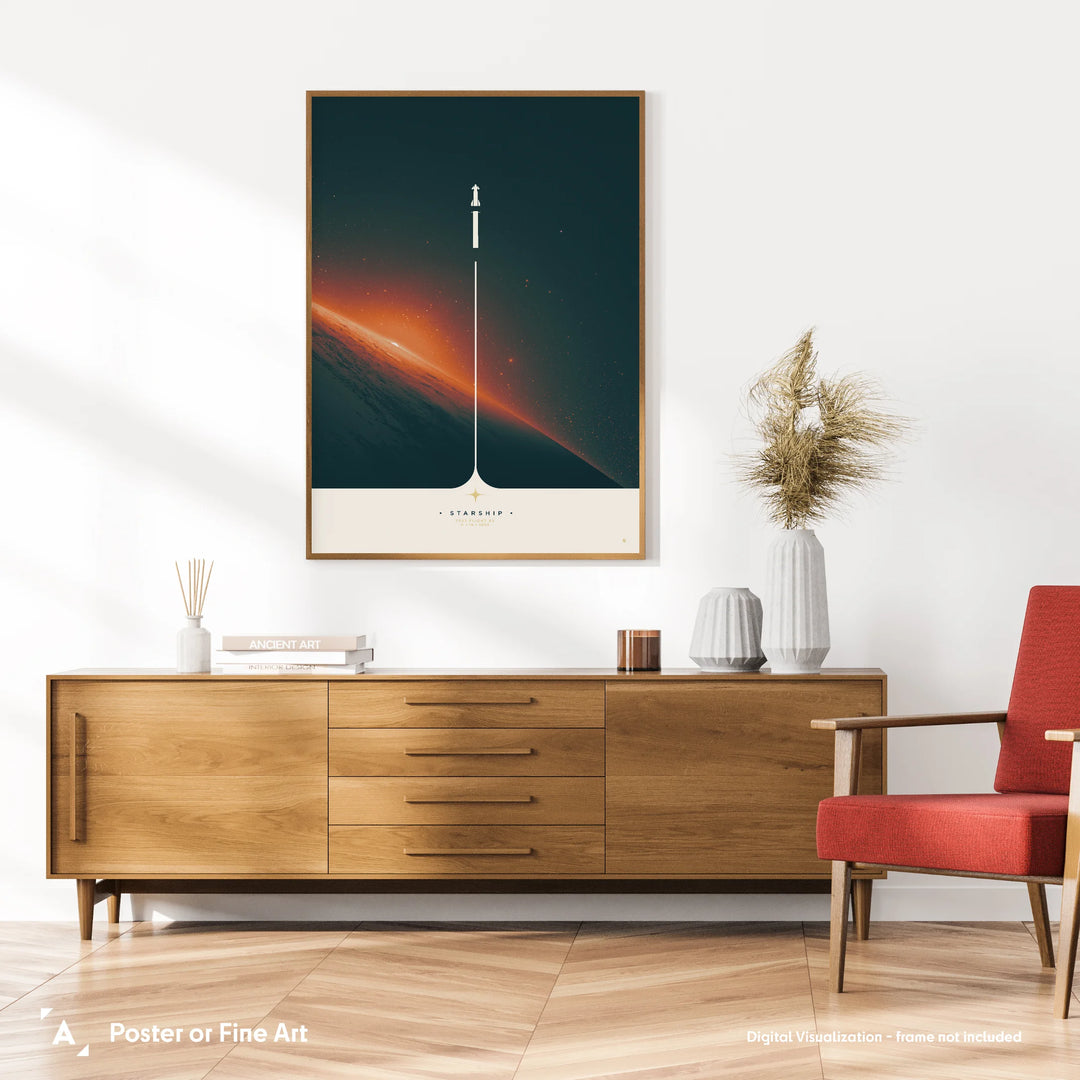 Justin Van Genderen: Starship Test Launch 2 (Dusk)