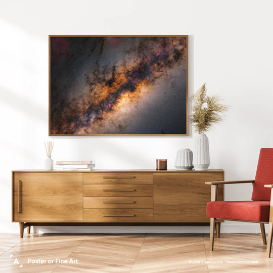 The Milky Way Center - Gaia Gigapixel Series