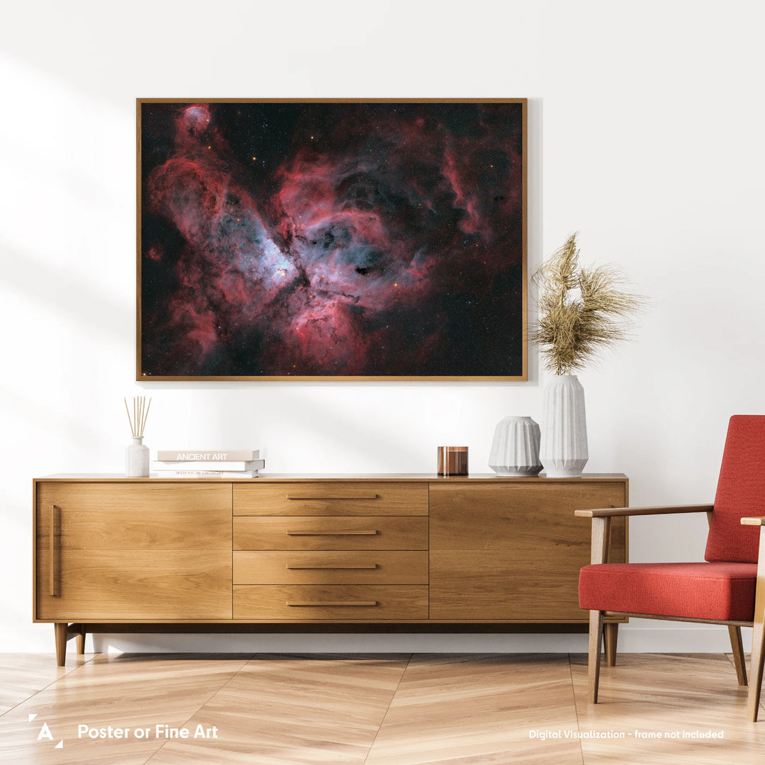 Rod Prazeres: Eruption in Eternity - Carina Nebula Poster