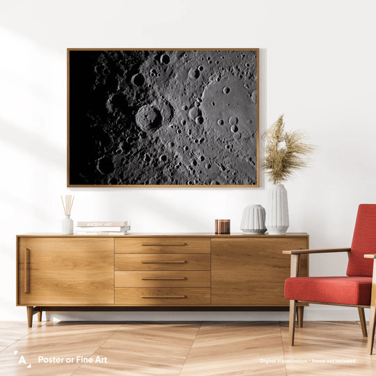 Shadows Across Vavilov Crater, Artemis II