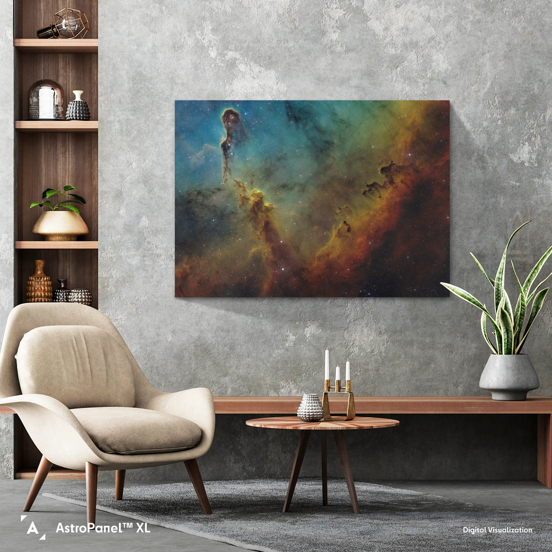 Paweł Radomski: Sulfur, Oxygen and Hydrogen Seas (IC 1396 in Hubble Palette)