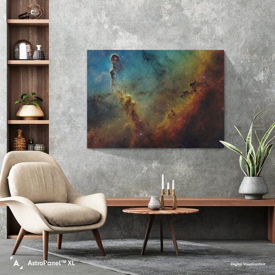 Paweł Radomski: Sulfur, Oxygen and Hydrogen Seas (IC 1396 in Hubble Palette)