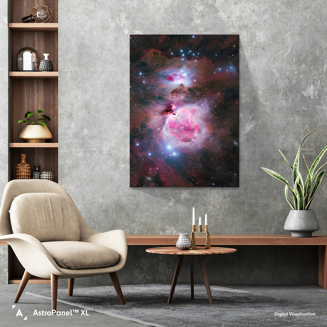 Chris Willocks: The Orion & Running Man Nebulae Poster