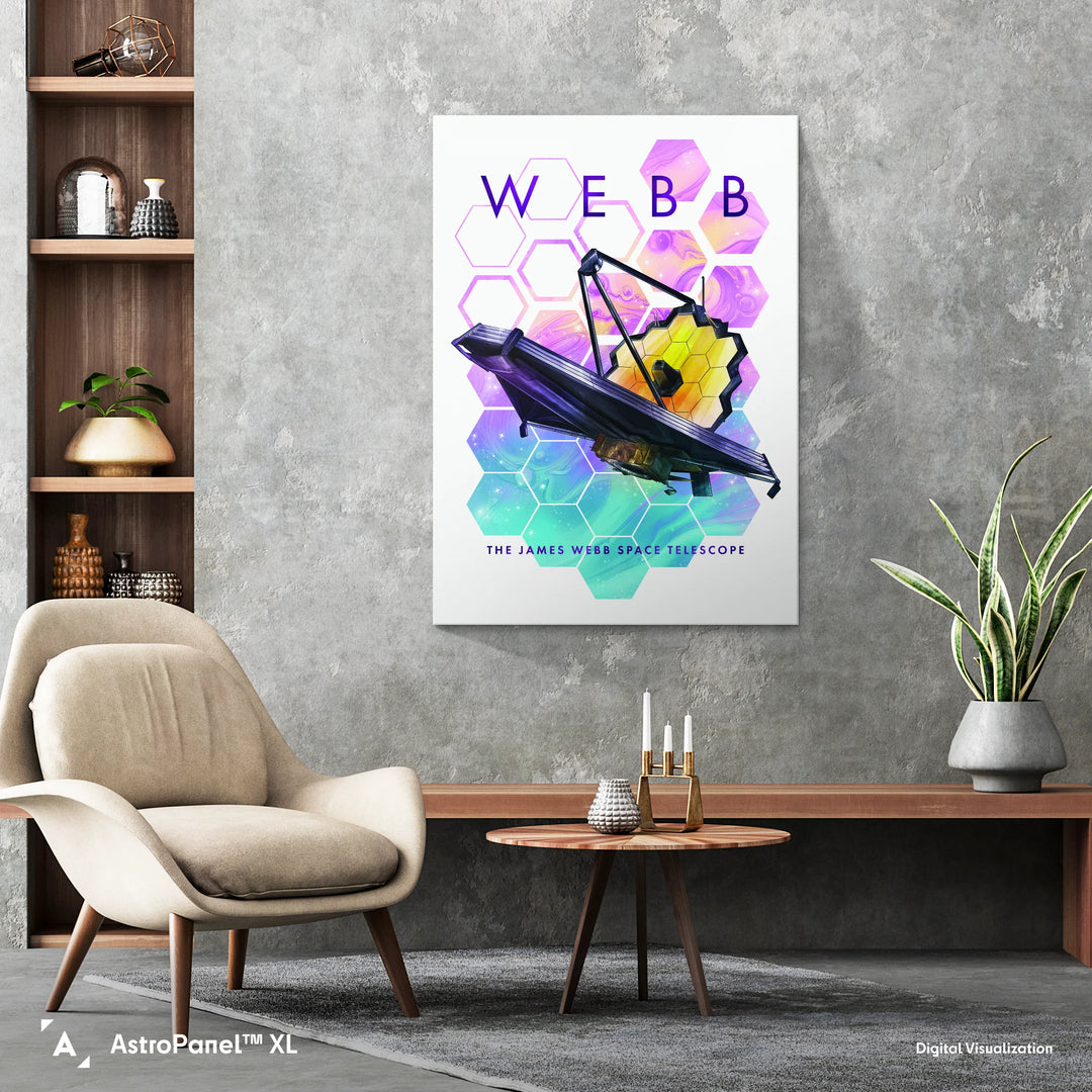 JWST Anniversary Poster (White Version)