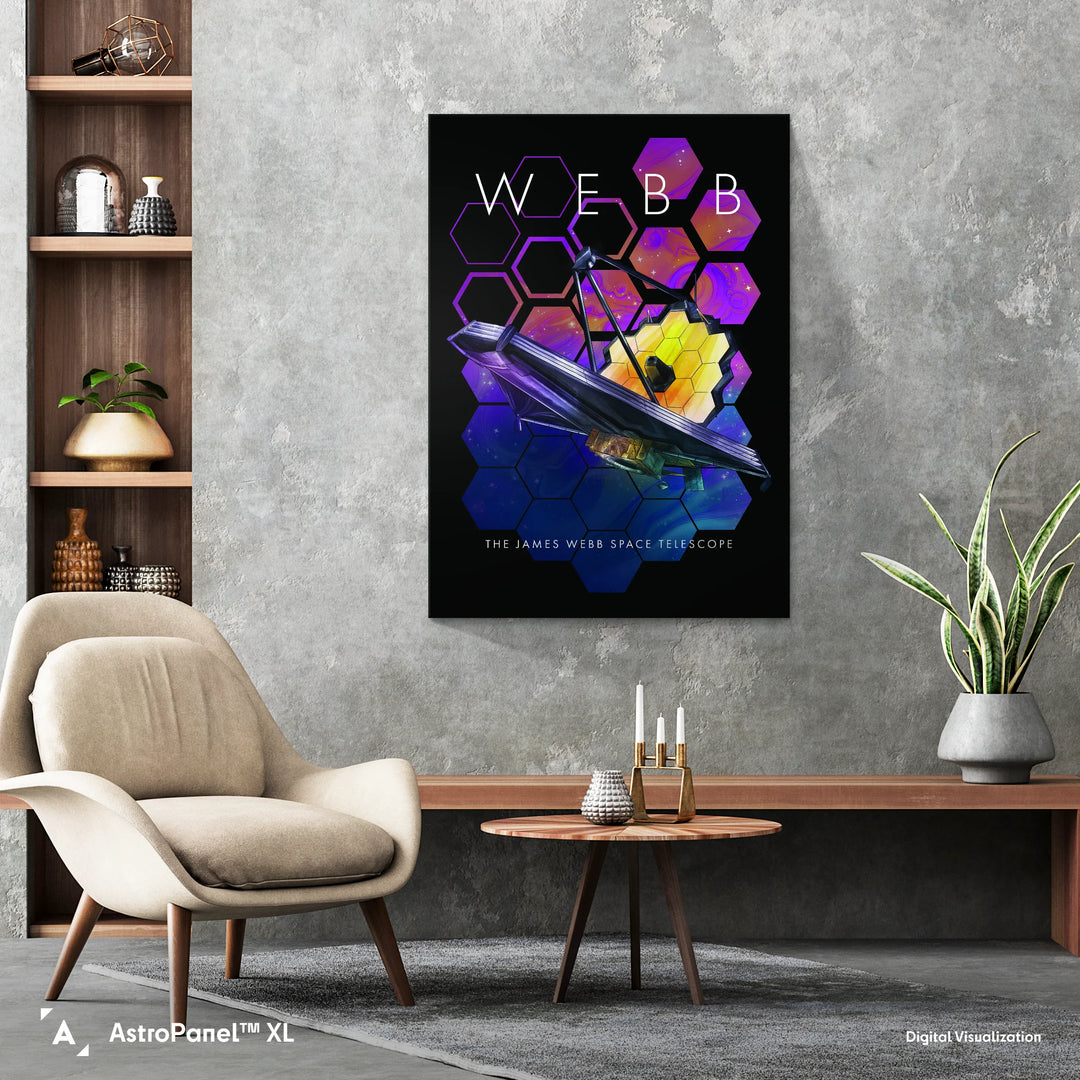 JWST Anniversary Poster (Dark Version)