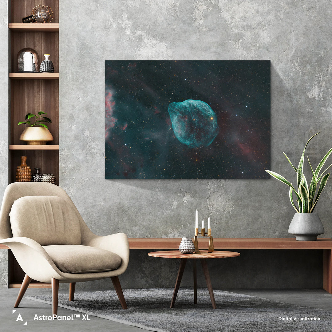 Rod Prazeres: A Celestial Sentinel in the Depths of Space - The Dolphin Head Nebula Poster