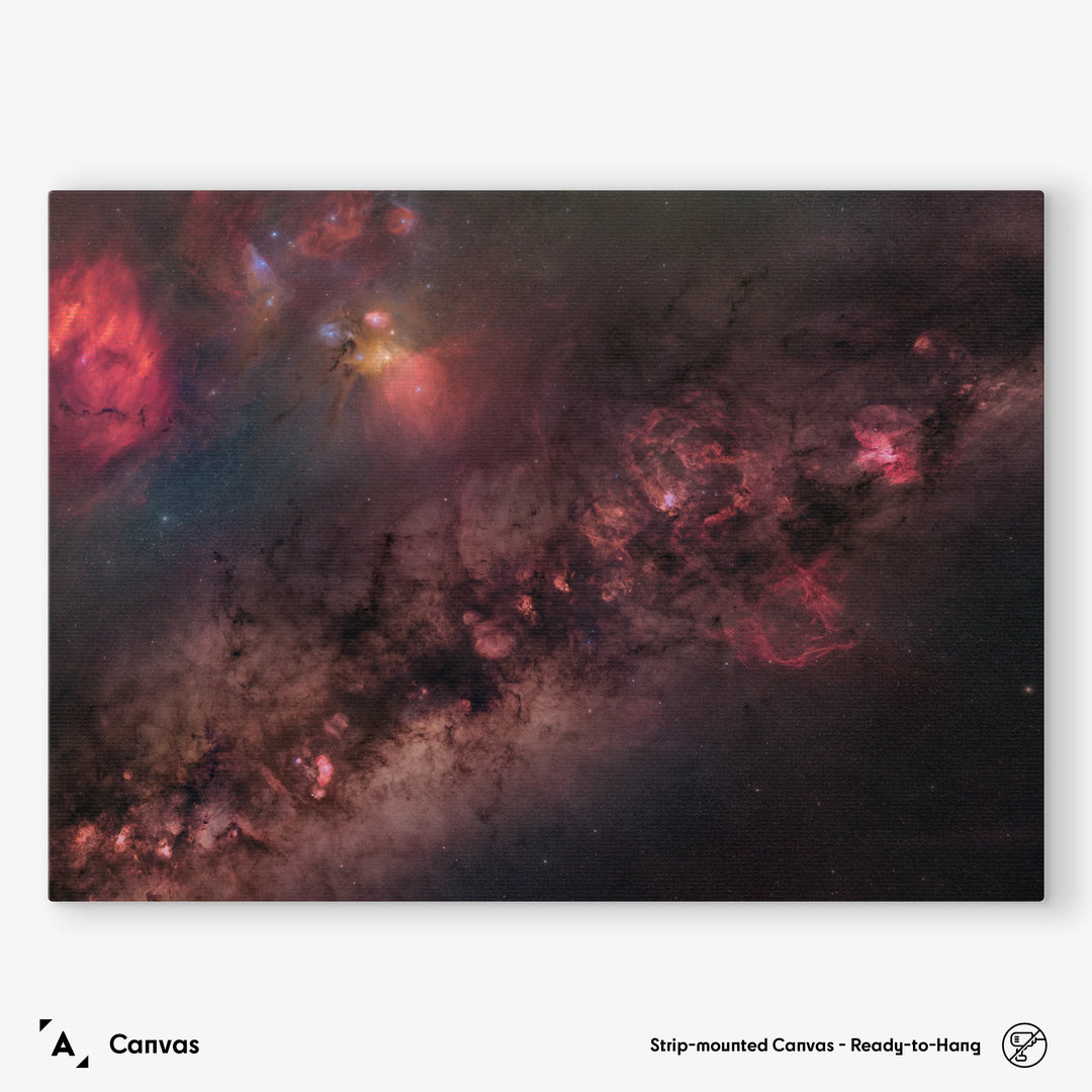 Stefan Lenz: Enhanced Center of the Milky Way Poster (One Billion Pixel Mosaic)