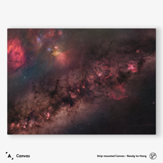 Stefan Lenz: Enhanced Center of the Milky Way Poster (One Billion Pixel Mosaic)