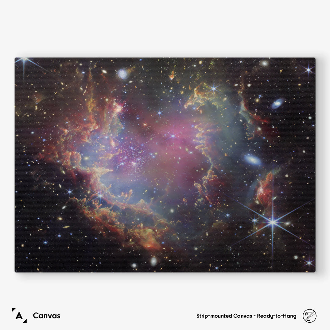 NGC 602 (Webb View: NIRCam and MIRI image) Poster