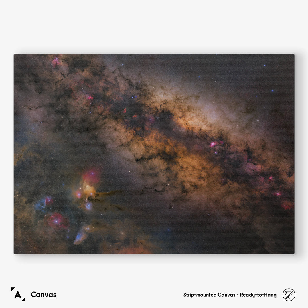 Stefan Lenz: Colorful Center of the Milky Way Poster