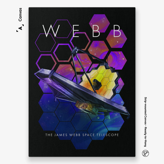 JWST Anniversary Poster (Dark Version)