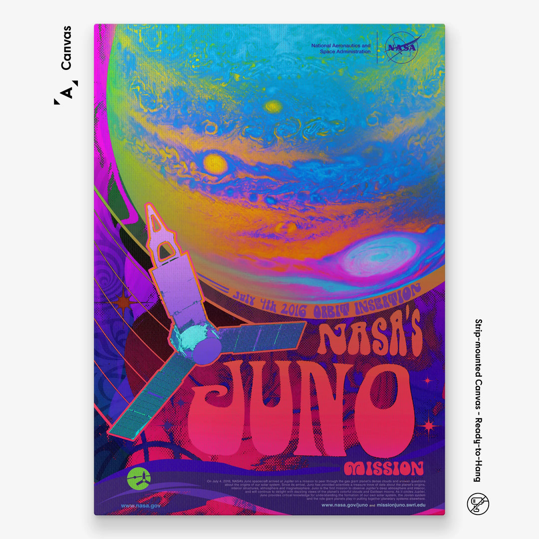 NASA Juno Mission Poster: 5th Anniversary at Jupiter