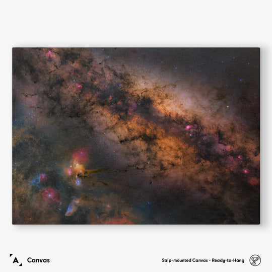 Stefan Lenz: Colorful Center of the Milky Way Poster