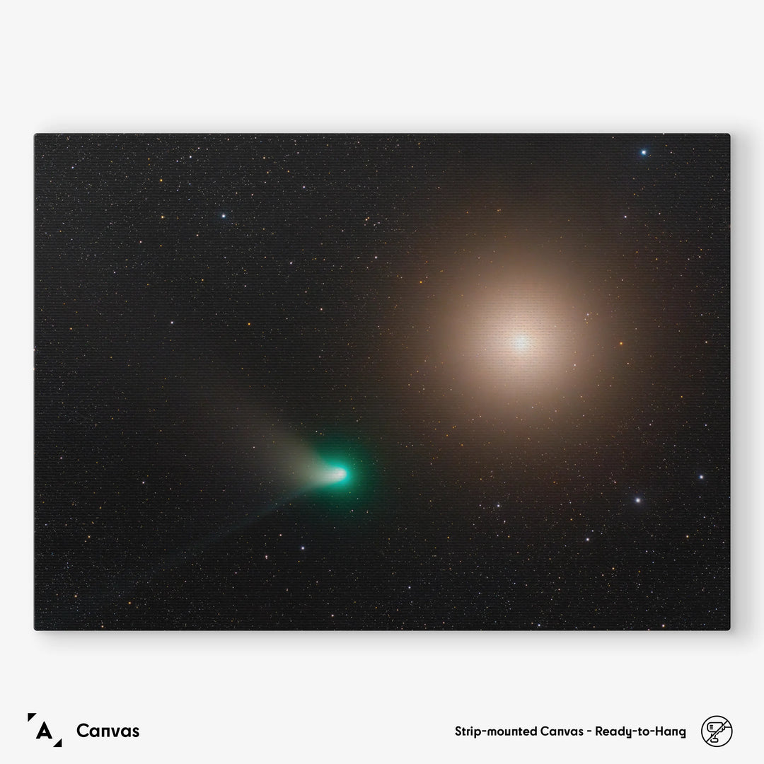 Lionel Majzik: Comet C2023 E3 and Mars Poster