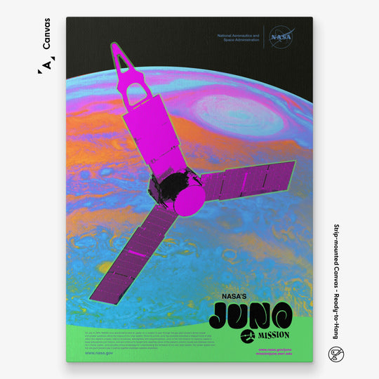 NASA Juno Mission Anniversary Poster