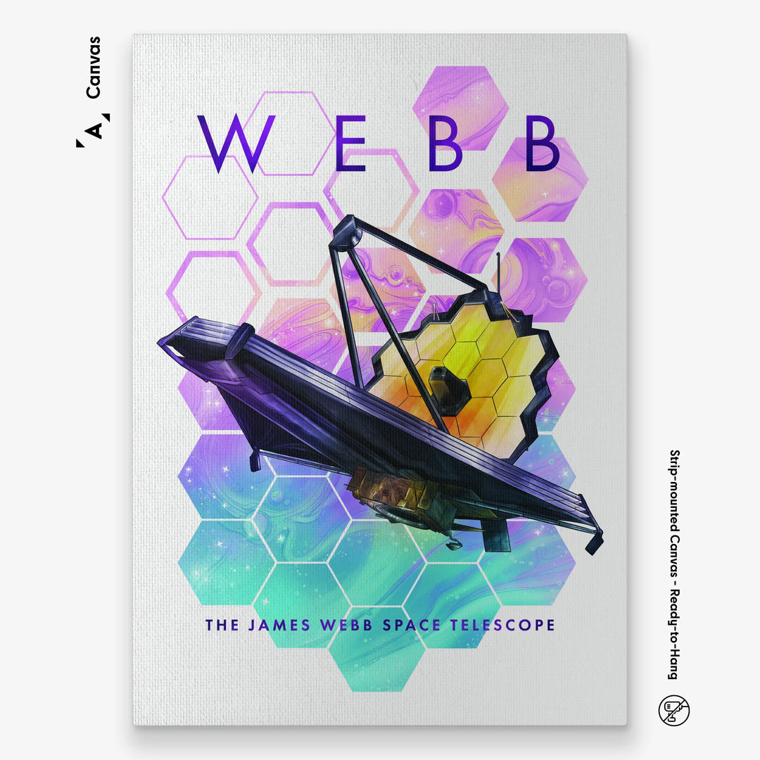 JWST Anniversary Poster (White Version)