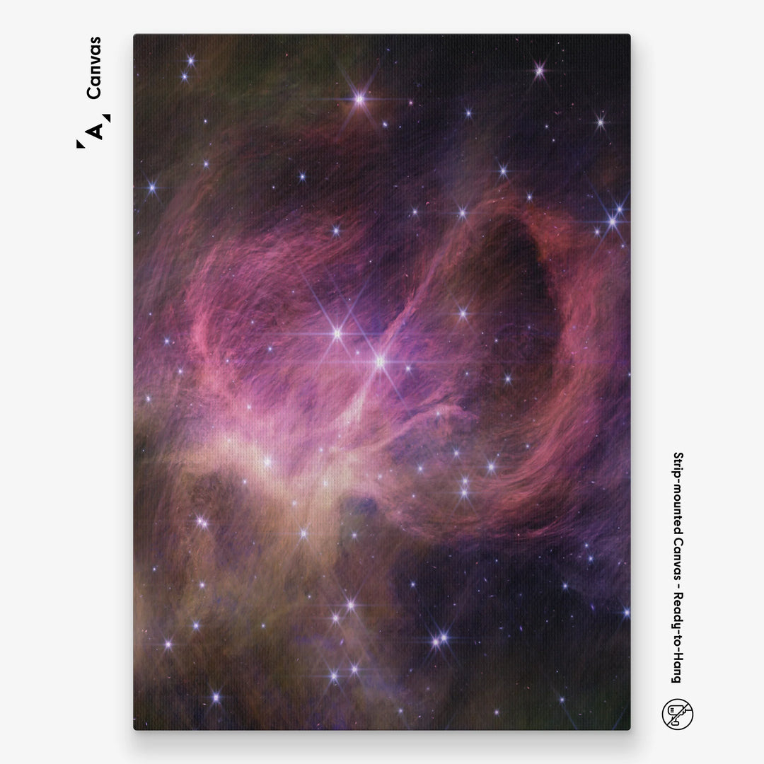 JWST: Star Cluster IC 348 (NIRCam View) Poster