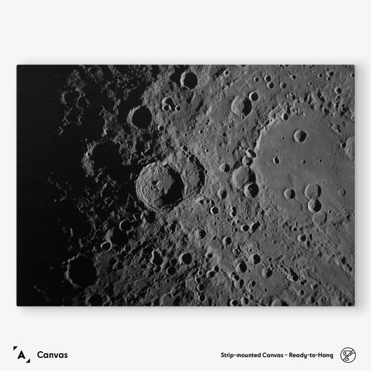 Shadows Across Vavilov Crater, Artemis II
