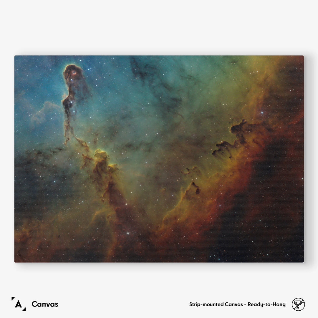 Paweł Radomski: Sulfur, Oxygen and Hydrogen Seas (IC 1396 in Hubble Palette)