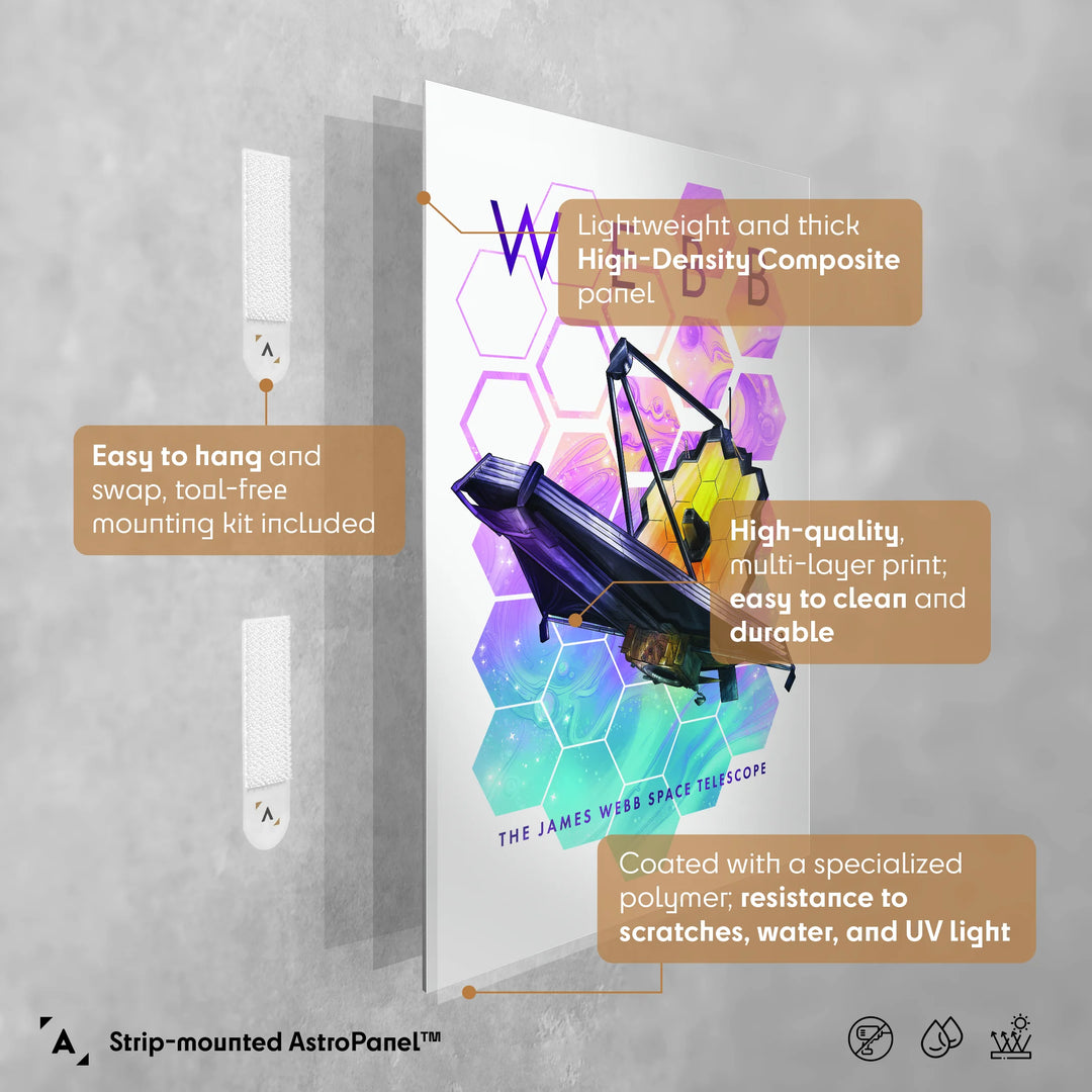 JWST Anniversary Poster (White Version)