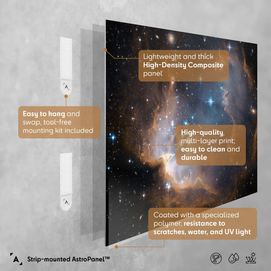 NGC 602 (Hubble View) Poster