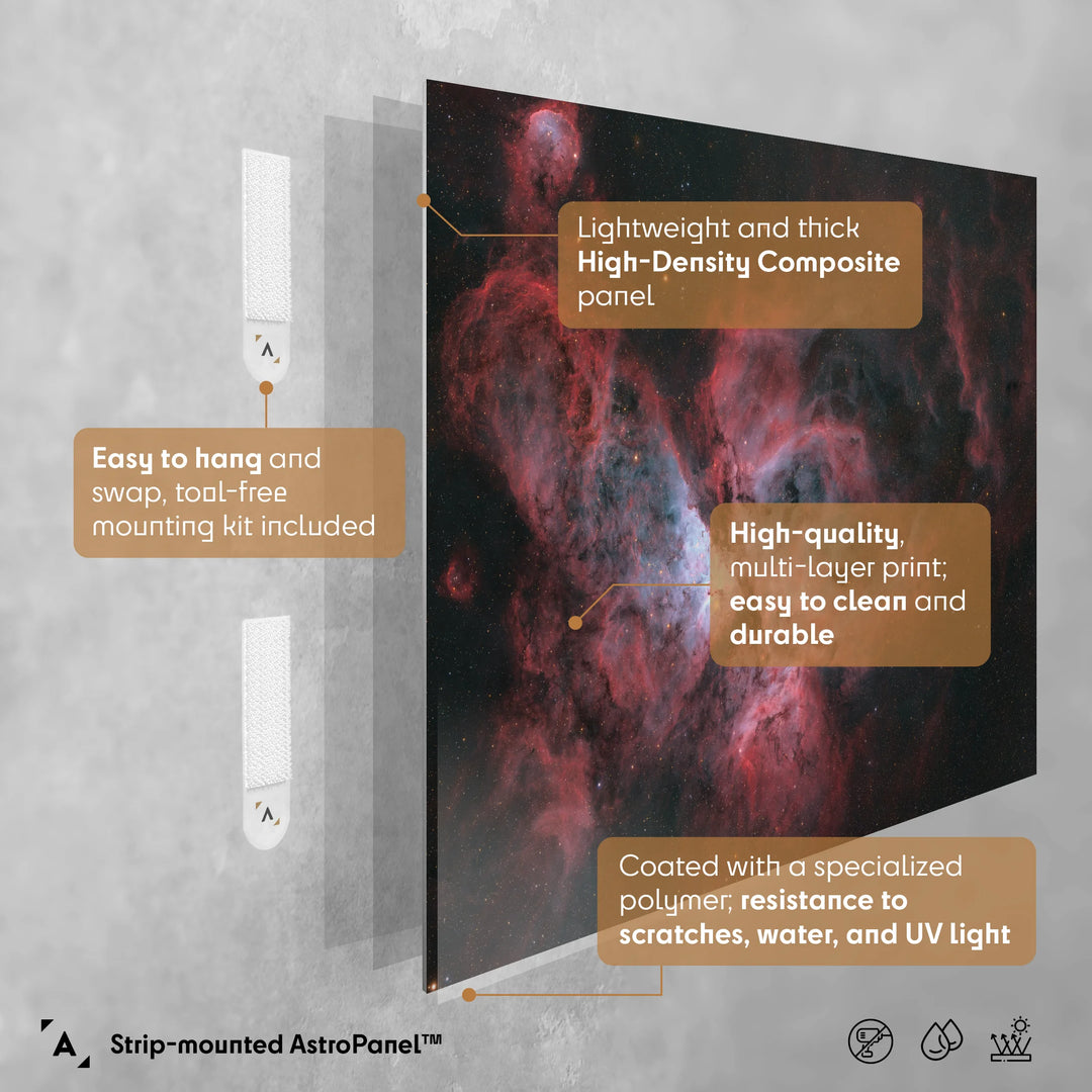 Rod Prazeres: Eruption in Eternity - Carina Nebula Poster