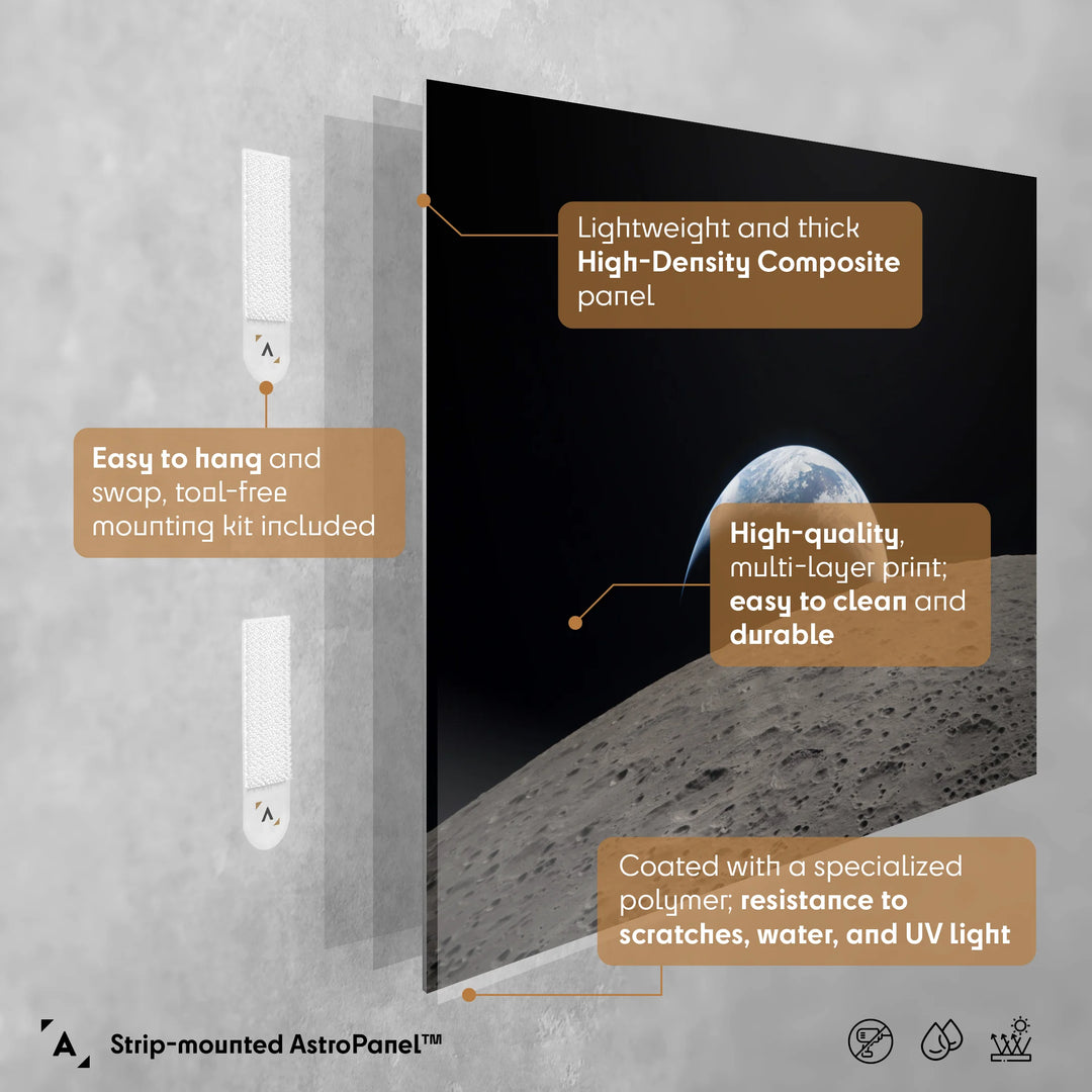 Earthset, Artemis II | NASA Moon Mission Poster & Fine Art Earthset, Artemis II | NASA Moon Mission Poster & Fine Art